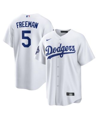 Nike - Men's Freddie Freeman White Los Angeles Dodgers 2025 World Series Champions Home Replica Player Jersey
