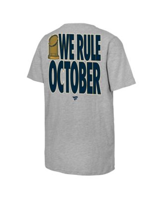 Big Boys and Girls Heather Gray Los Angeles Dodgers 2025 World Series Champions Locker Room Authentic T-Shirt