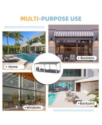 20'x10' Wall Mounted Gazebos Pergola