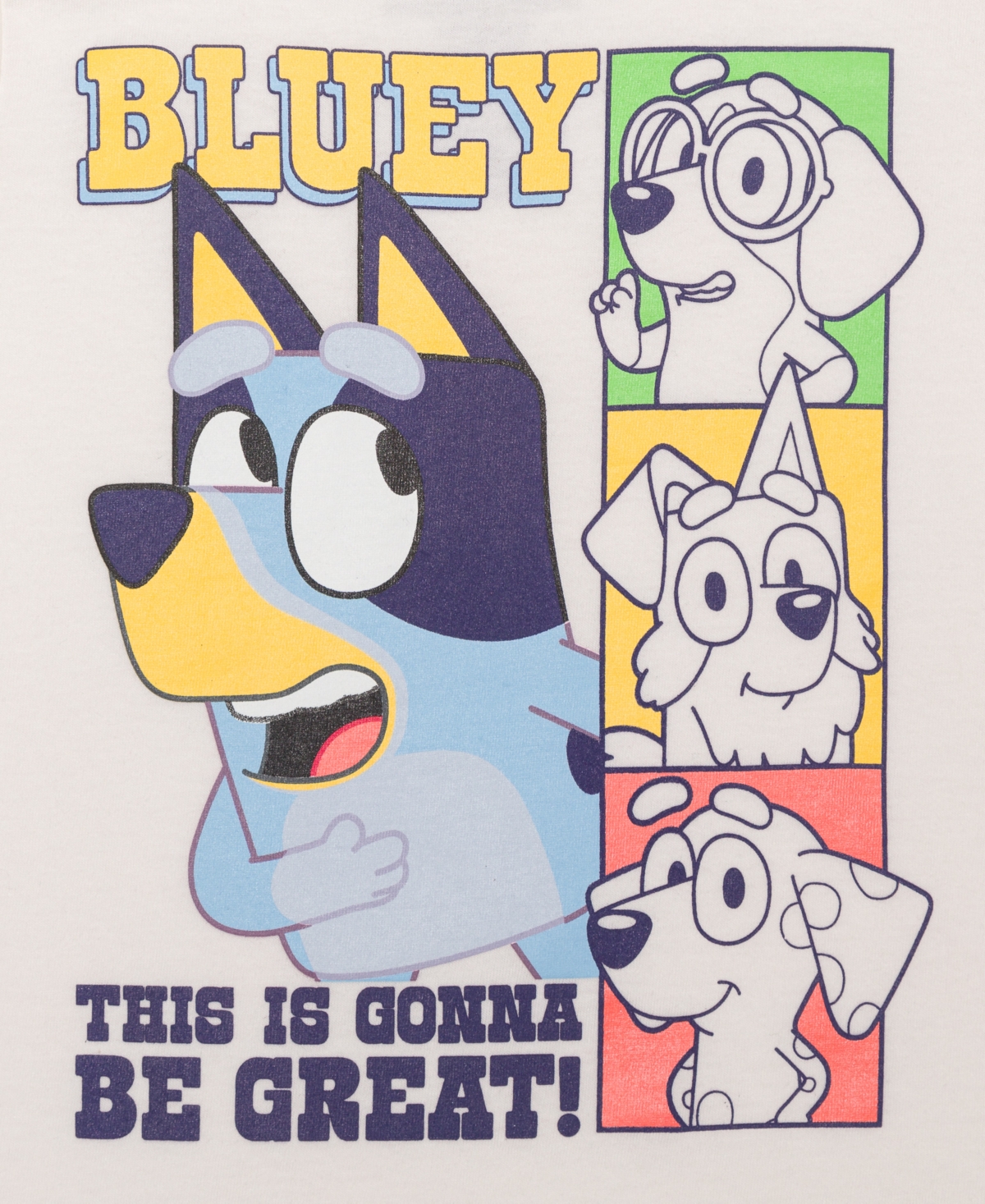 Bluey Boys Toddler 2T-5T Gonna Be Great Short-Sleeve T-Shirt