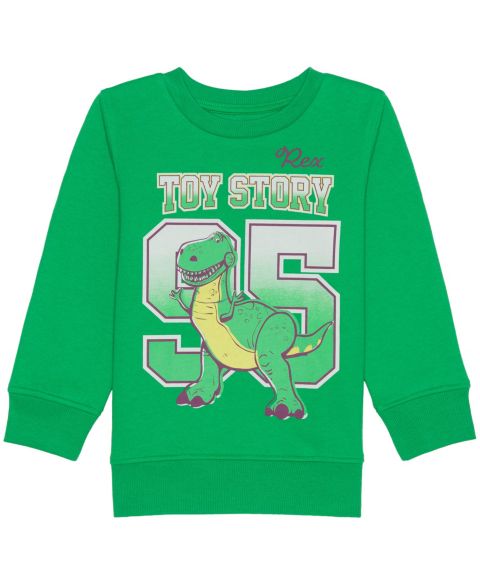 Свитшот Toy Story Rex Crewneck Sweatshirt для мальчиков-малышей, цвет: Зелёный