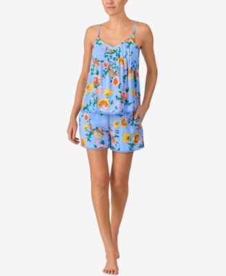 Sanctuary - Women's 2-Piece Sleeveless V-Neck Cami Top & Boxer Set