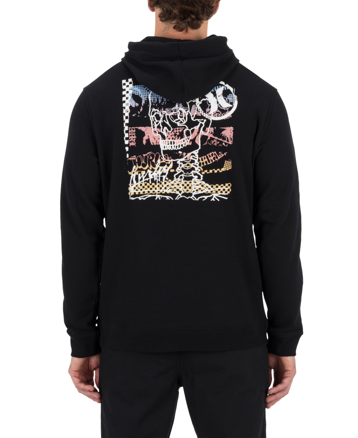 Men's Crusty Printed Graphic Pull-On Hoodie