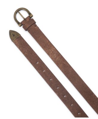 Women's 25mm Metallic Suede Belt