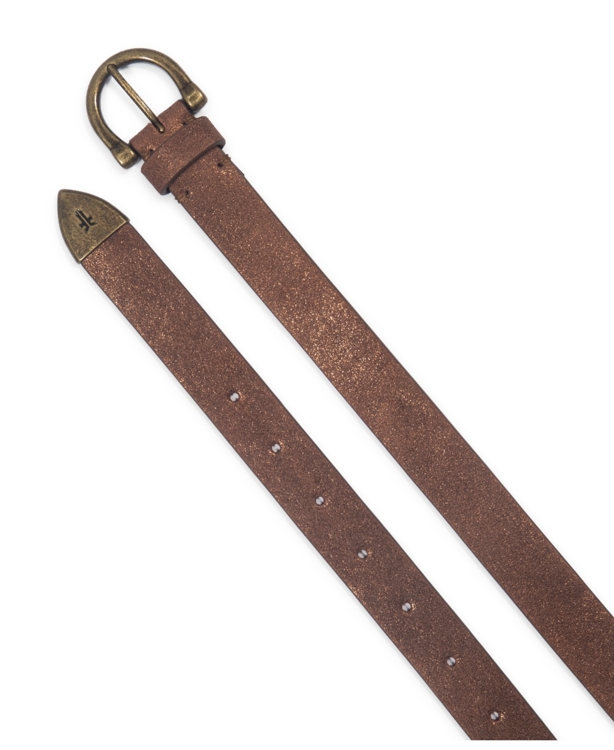 Frye Women's 25mm Metallic Suede Belt