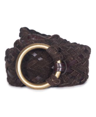 Frye - Women's 40MM Woven Fringe Belt