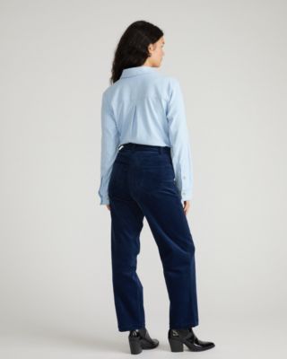 Women's Cassidy High Rise Straight Corduroy Pants