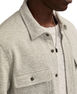 Men's Herringbone Long-Sleeve Knit Shirt