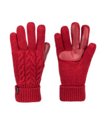 Women's Touchscreen Cable Knit Gloves