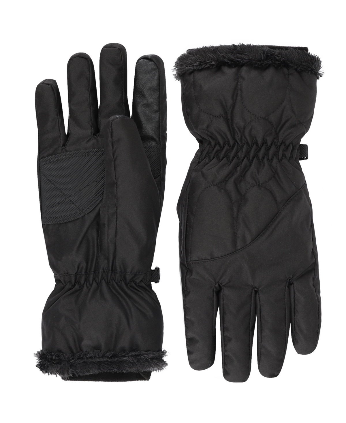 Isotoner Women's Water Repellent Touchscreen Gloves In Black
