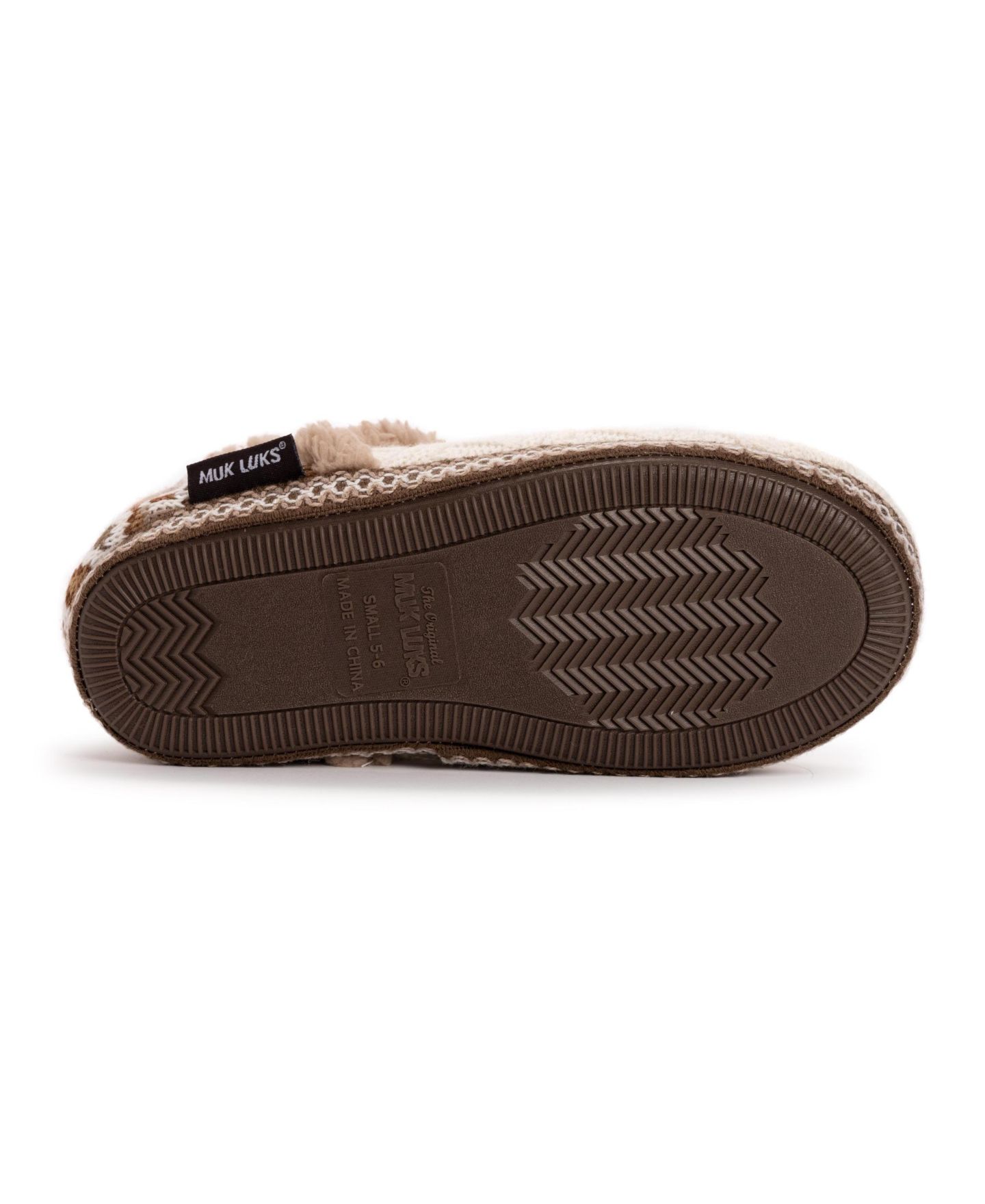 Женские тапочки MUK LUKS Magdalena Slipper, цвет: Слоновая кость, вариант 1 — фото 7