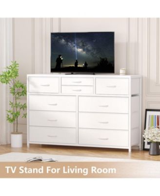 10 Iron+MDF drawer TV cabinet