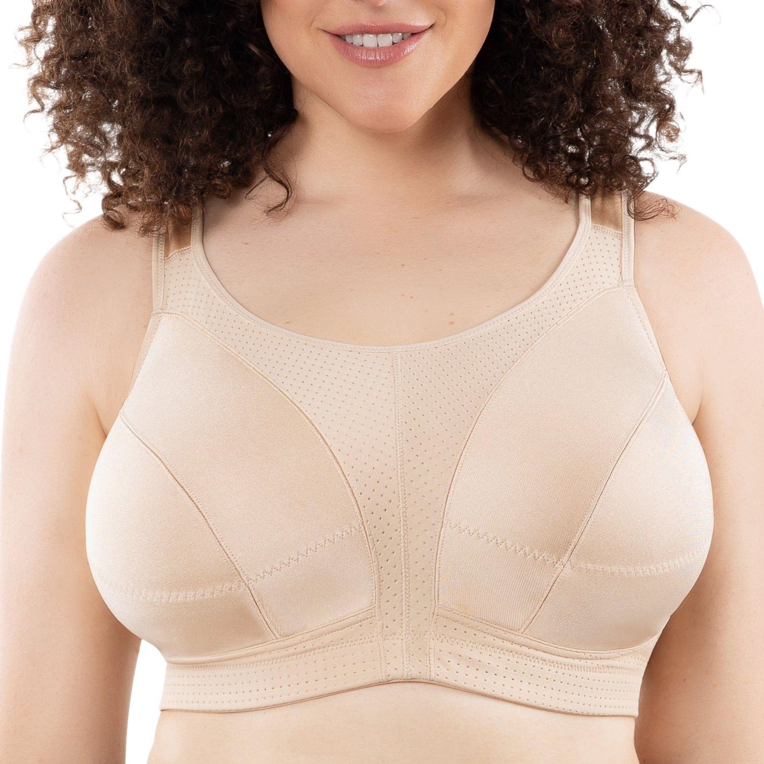 Women's Active Full Bust Unlined Sports Bra - Bare, 30D