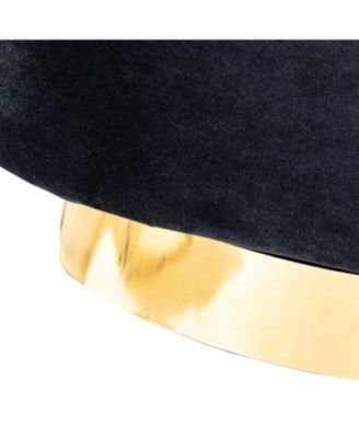 Carisa Contemporary Swivel 29.5" W Barrel Chair with Metal Base