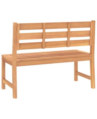 Garden Bench Warm Teak Solid Teak Wood Medium Durable