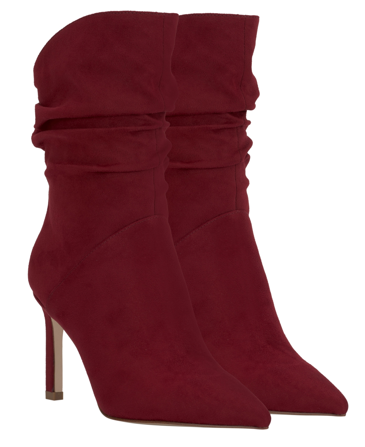 Jessica Simpson Women's Elisti Slouchy Pointed-toe Dress Booties In Burgundy