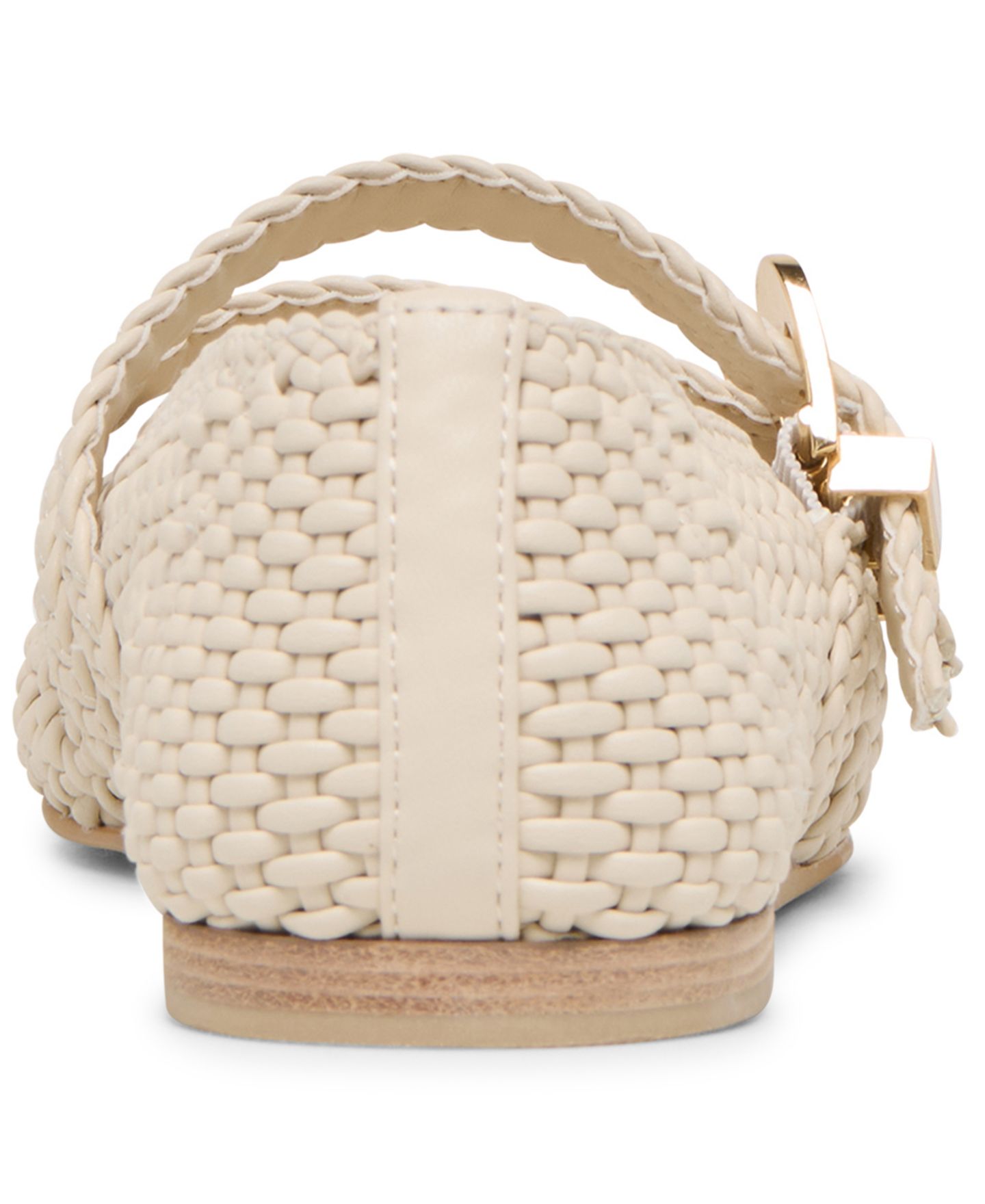 Женские плетёные туфли Мэри Джейн Dolce Vita Baylee с двойным ремешком, цвет: Creme Woven — фото 3