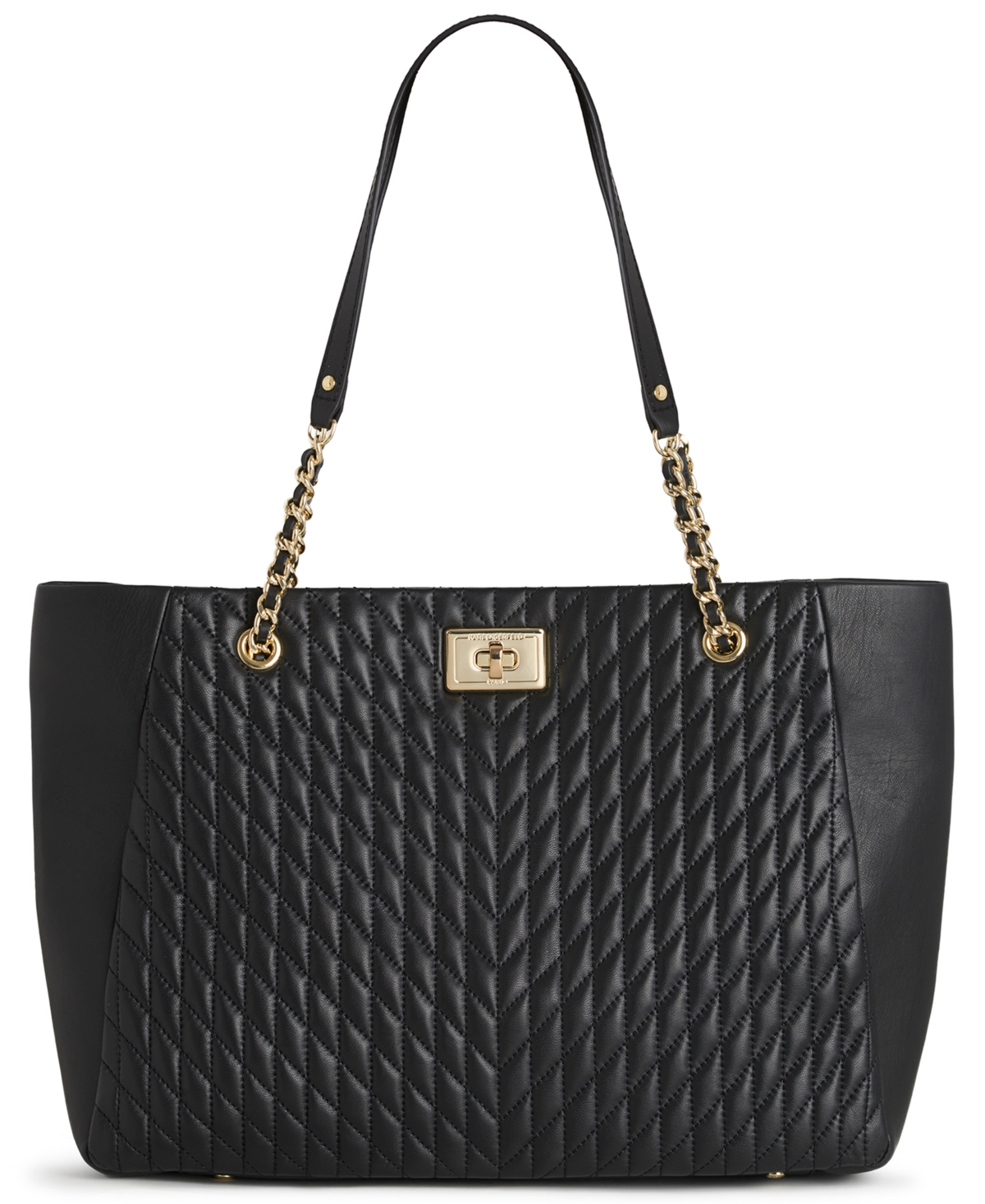 Karl Lagerfeld Agyness Mini Turnlock Tote Bag In Multi