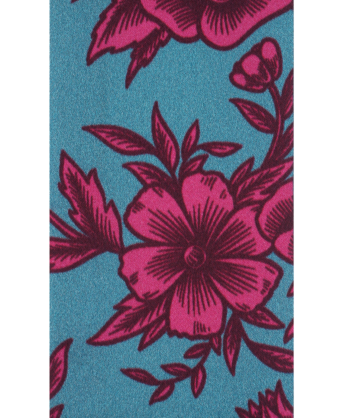 Bespoke Fashion Women's Lucinda Floral Ribbon Scarf In Blue