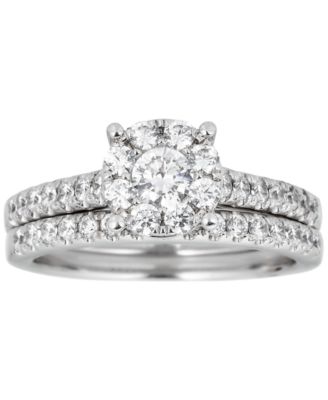 Diamond Bridal Set (1 ct. t.w.) in 14k White Gold