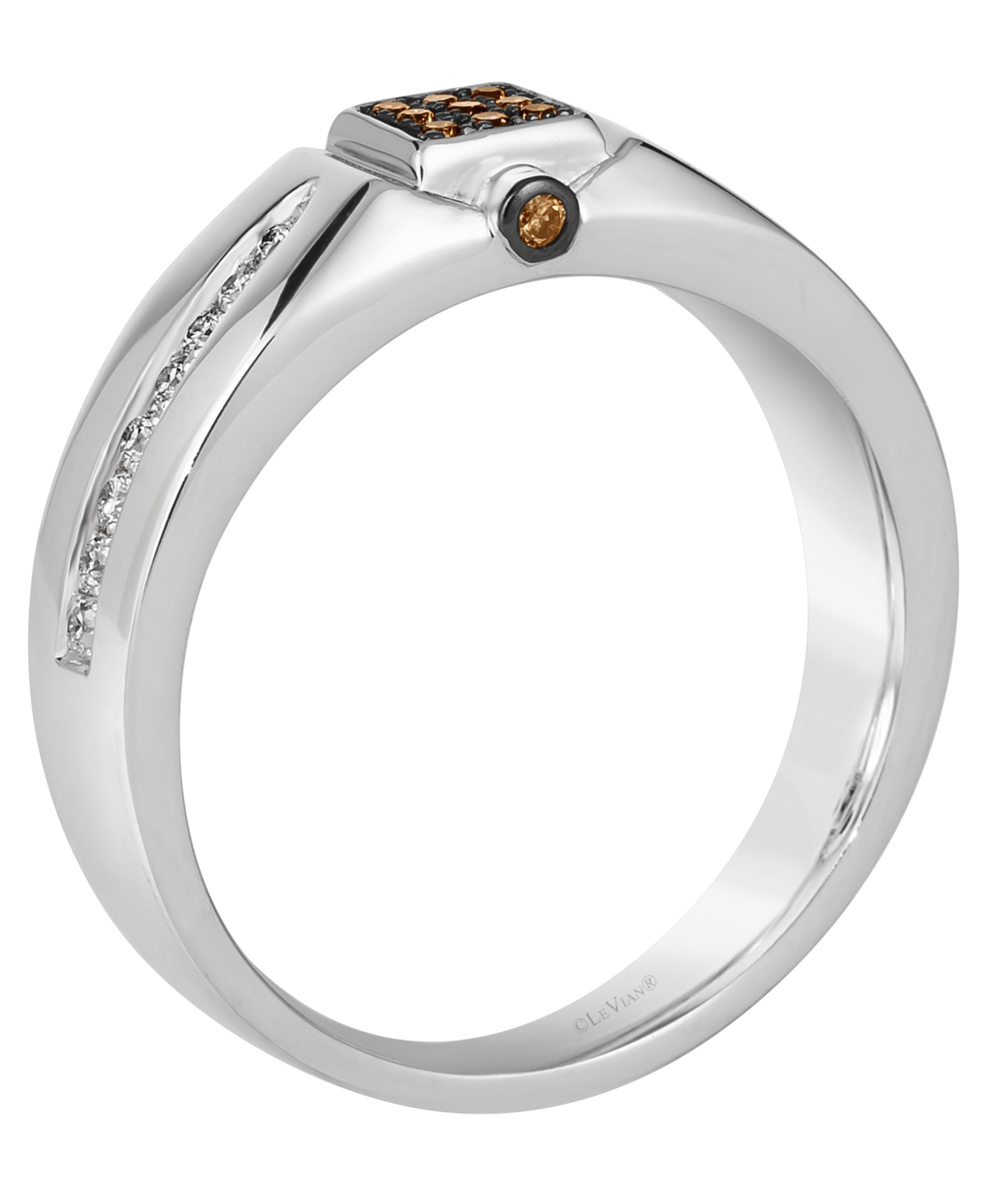 Le Vian Diamond Ring (0.26 Ct. T.w.) In 14k Vanilla Gold In Silver