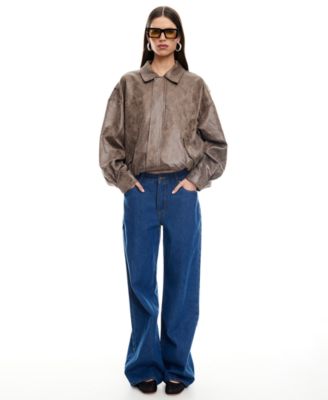 Lioness - Women's Kenny Oxford Collared Bomber Jacket