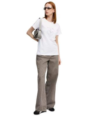 Women's Ferrari Sportswear Tonal Shield Crewneck T-Shirt