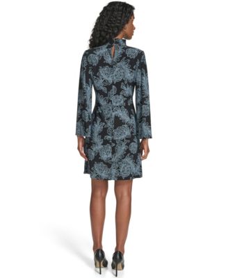 Women's Printed A-Line Shift Dress