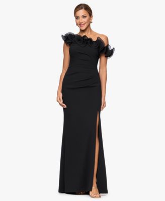 XSCAPE - Women's Off-The-Shoulder Long Dress