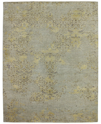 Macy's Fine Rug Gallery, One of a Kind, Manali B600173 Grey 7'11'' x 9'11'' Hand-Knotted Rug