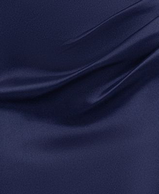 Women's Sweetheart Neck Double Collar Draped Long Dress