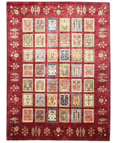 Macy's Fine Rug Gallery Mansehra B600459 Multi 5'8'' x 7'9'' Hand-Knotted Rug