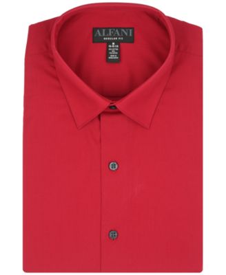 Men's Solid Regular-Fit Dress Shirt, Macy's Exclusive