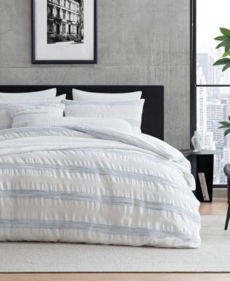Dkny Waffle Stripe Comforter Sets In Multi