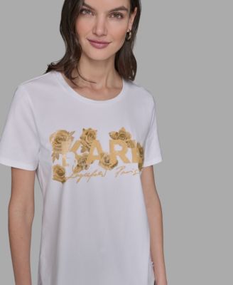 Women's Floral Short-Sleeve T-Shirt