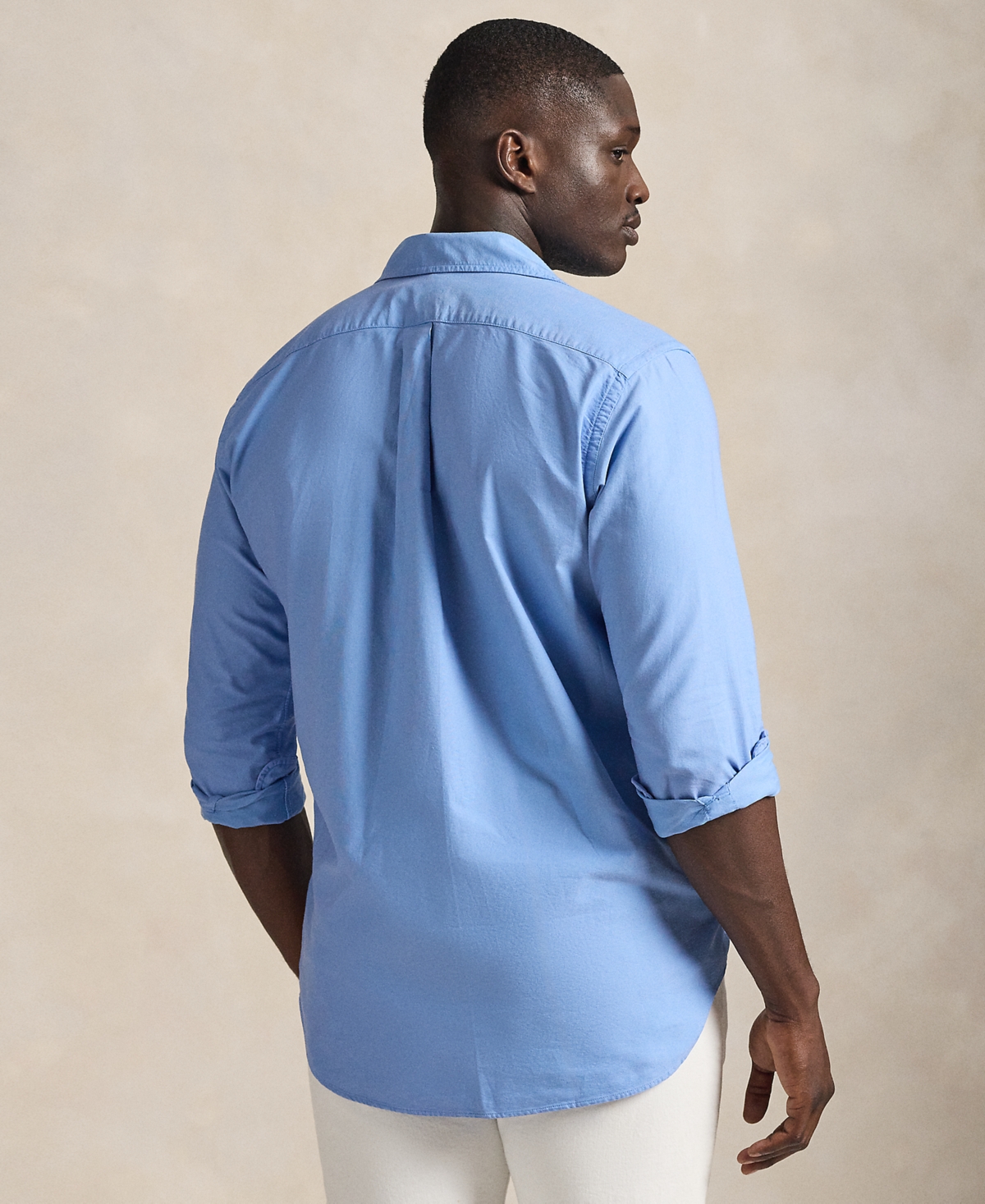 Polo Ralph Lauren Men's Big & Tall Garment-Dyed Oxford Shirt