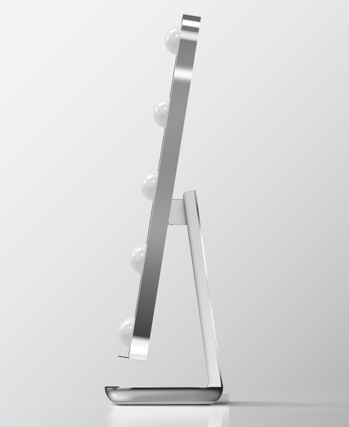 Sharper Image Spastudio Hollywood Tiltable Vanity Mirror In Gray