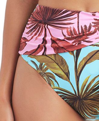 Women's Lotus High Waist Tie Detail Swim Bottom