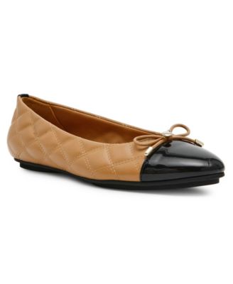 Women's Luci Quilted Cap Toe Ballet Flats