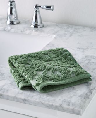 Charter Club Signature Boxwood Washcloth, 13" x 13"