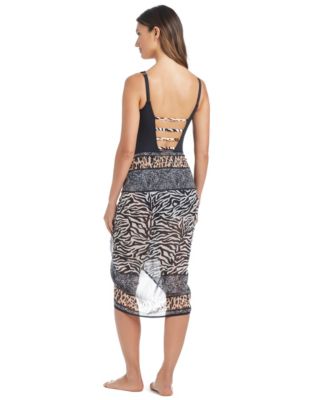 Women's What's In The Mix Printed Pareo