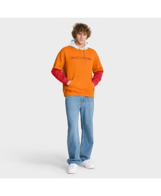 Men's Tan Tampa Bay Buccaneers Helmet Retro Pullover Hoodie