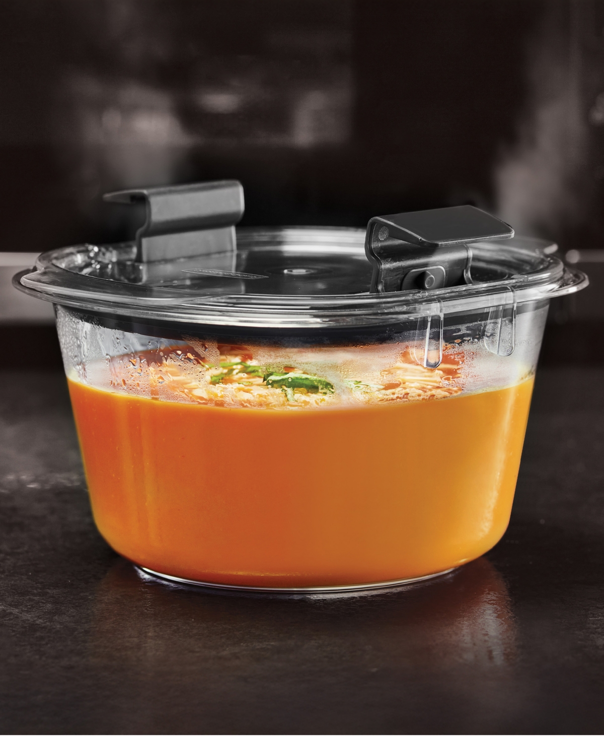 Rubbermaid Brilliance 3.47-Cup Round Leak Proof Food Storage Containers, 2-Pack