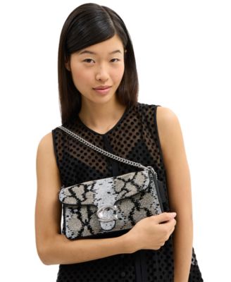 Tabby Medium Beaded Snake Shoulder Bag 26