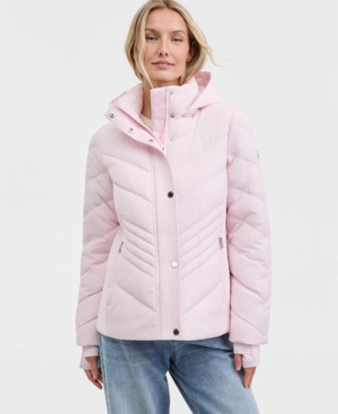 Женские куртки MICHAEL Michael Kors Michael Kors Women's Hooded Puffer Coat