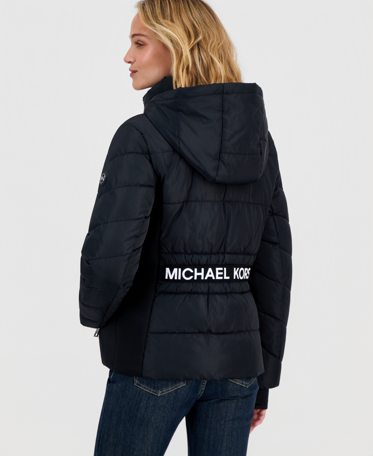 Michael Kors Women's Packable Hooded Puffer Coat