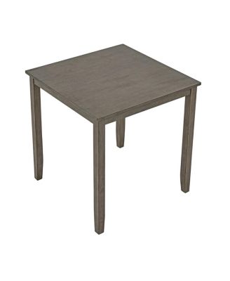 5-Piece Counter Height Dining Table and Chairs Set, Bar Table with Upholstered Stools for Kitchen or Apartment