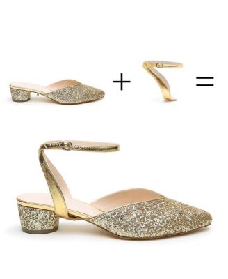 Women's Gatsby Glitter Marilyn Customizable V Slide