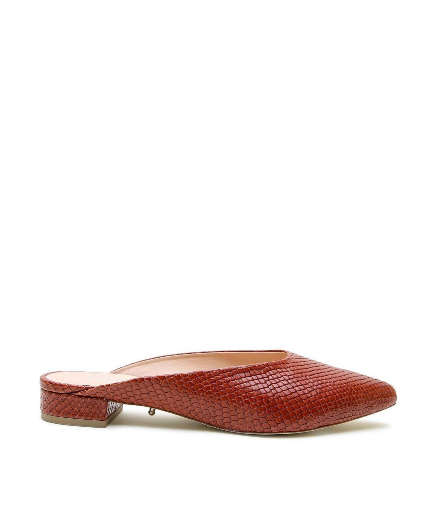 Женские сандалии Alterre Brown Snake Twiggy Customizable Point Slide, цвет: Коричневый змеиный — фото 5