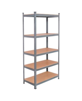 71 inch Heavy Duty Steel Adjustable 5 Level Storage Shelves